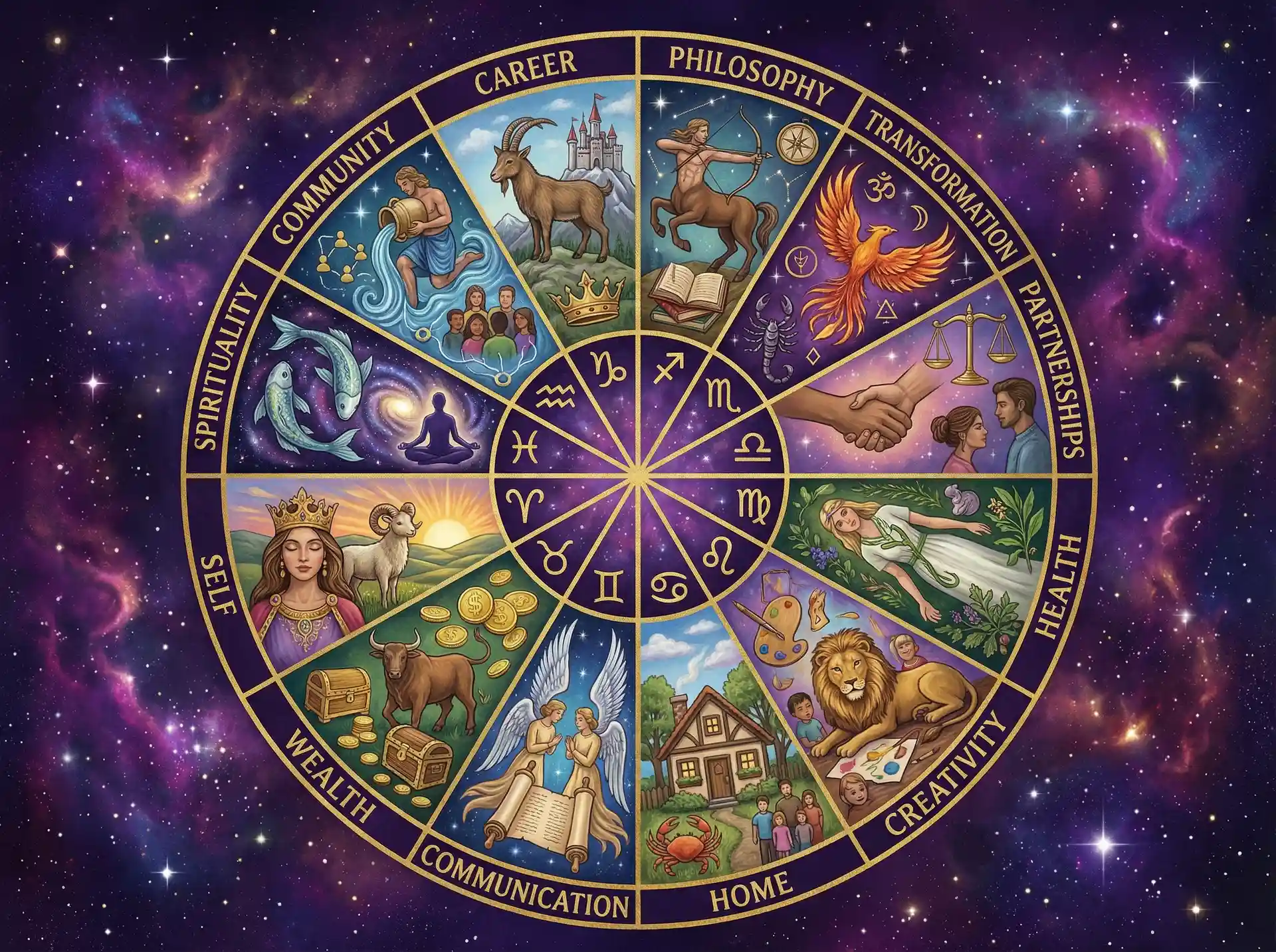 十二宫位解析 - 快穿肉精华液 校园 | 占星学知识